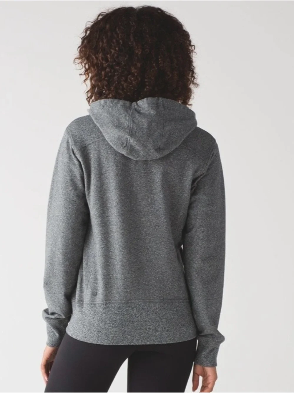 Lululemon Split Hoodie Heathered Speckled Black